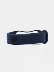Синий ремешок силиконовый для фитнес браслета Xiaomi Mi Band 3, Mi Band 4 (Ми Банд 3, Ми Банд 4)
