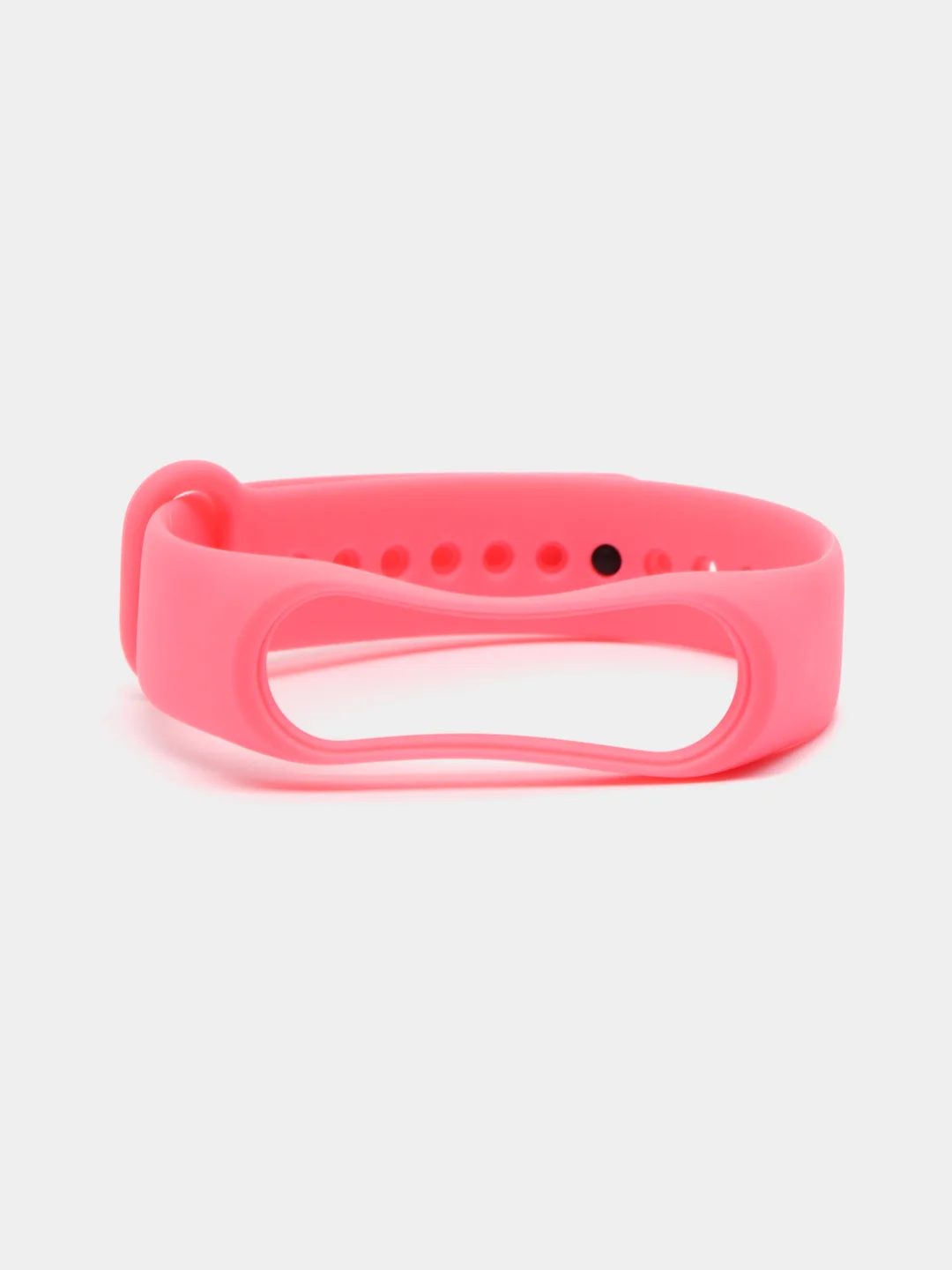 Розовый ремешок силиконовый для фитнес браслета Xiaomi Mi Band 3, Mi Band 4 (Ми Банд 3, Ми Банд 4)
