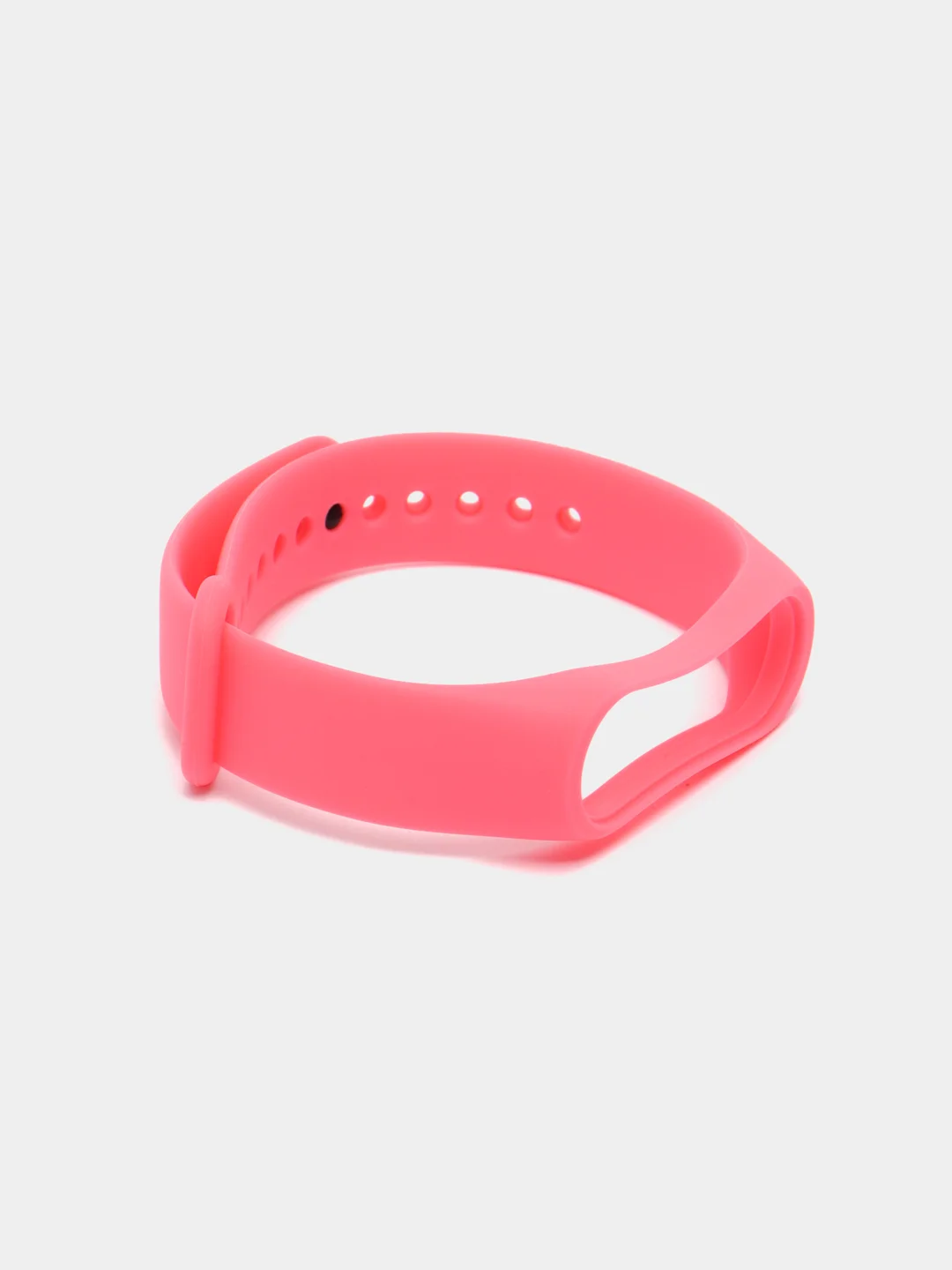 Розовый ремешок силиконовый для фитнес браслета Xiaomi Mi Band 3, Mi Band 4 (Ми Банд 3, Ми Банд 4)
