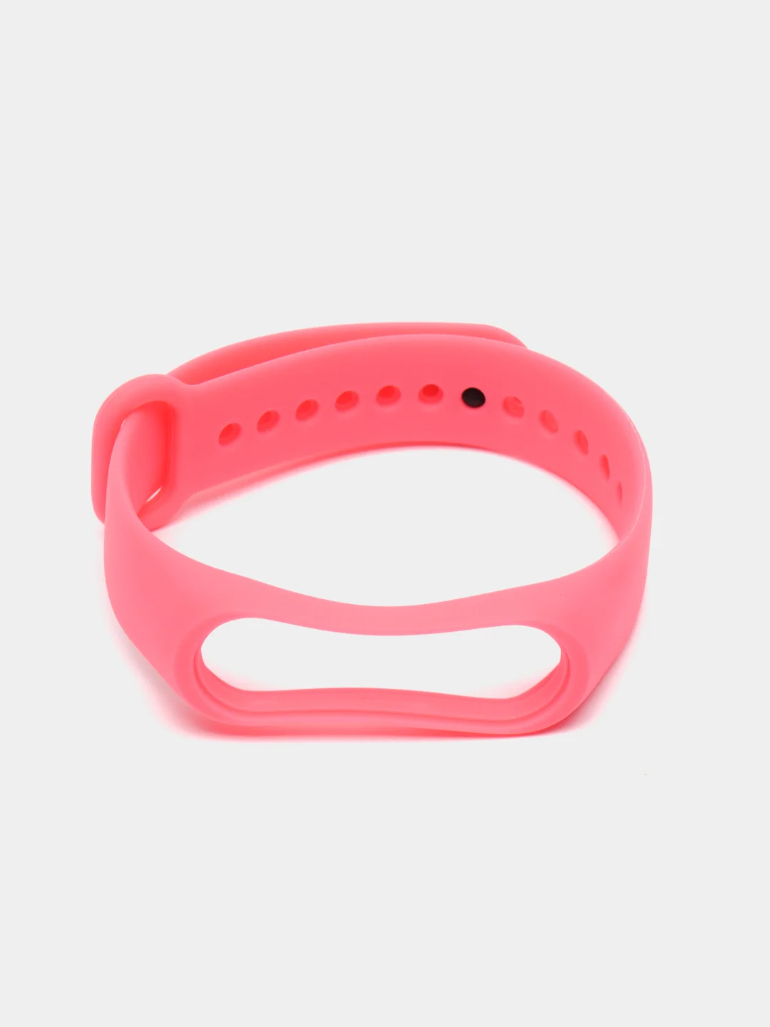Розовый ремешок силиконовый для фитнес браслета Xiaomi Mi Band 3, Mi Band 4 (Ми Банд 3, Ми Банд 4)