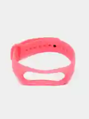 Розовый ремешок силиконовый для фитнес браслета Xiaomi Mi Band 3, Mi Band 4 (Ми Банд 3, Ми Банд 4)