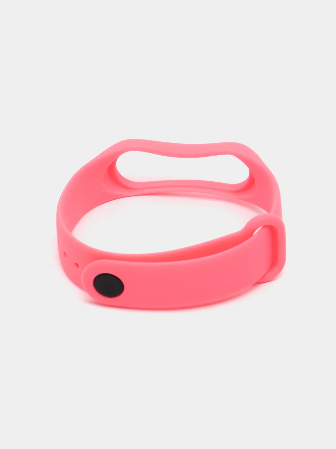 Розовый ремешок силиконовый для фитнес браслета Xiaomi Mi Band 3, Mi Band 4 (Ми Банд 3, Ми Банд 4)