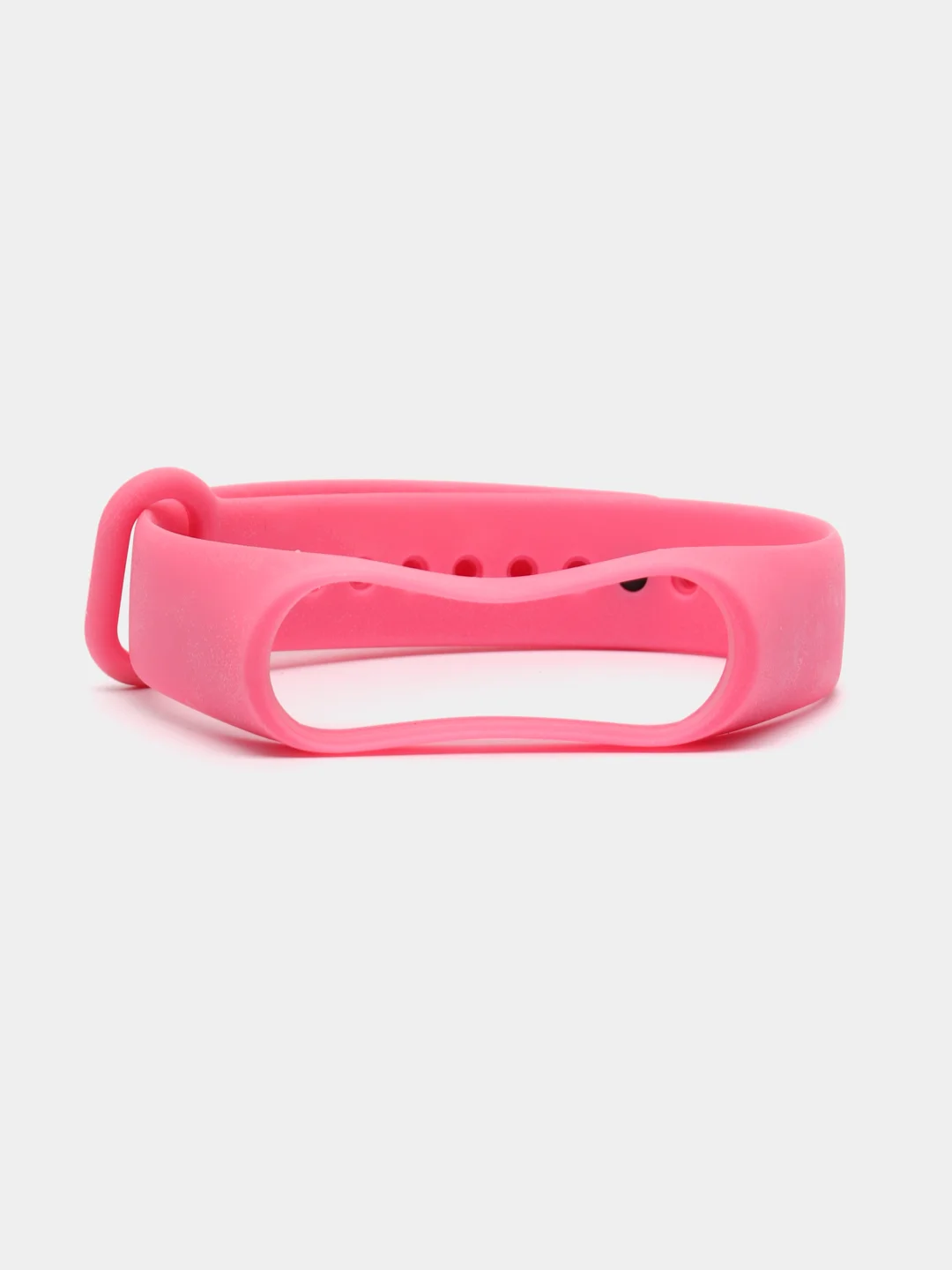 Тёмно-розовый ремешок силиконовый для фитнес браслета Xiaomi Mi Band 3, Mi Band 4 (Ми Банд 3, Ми Банд 4)