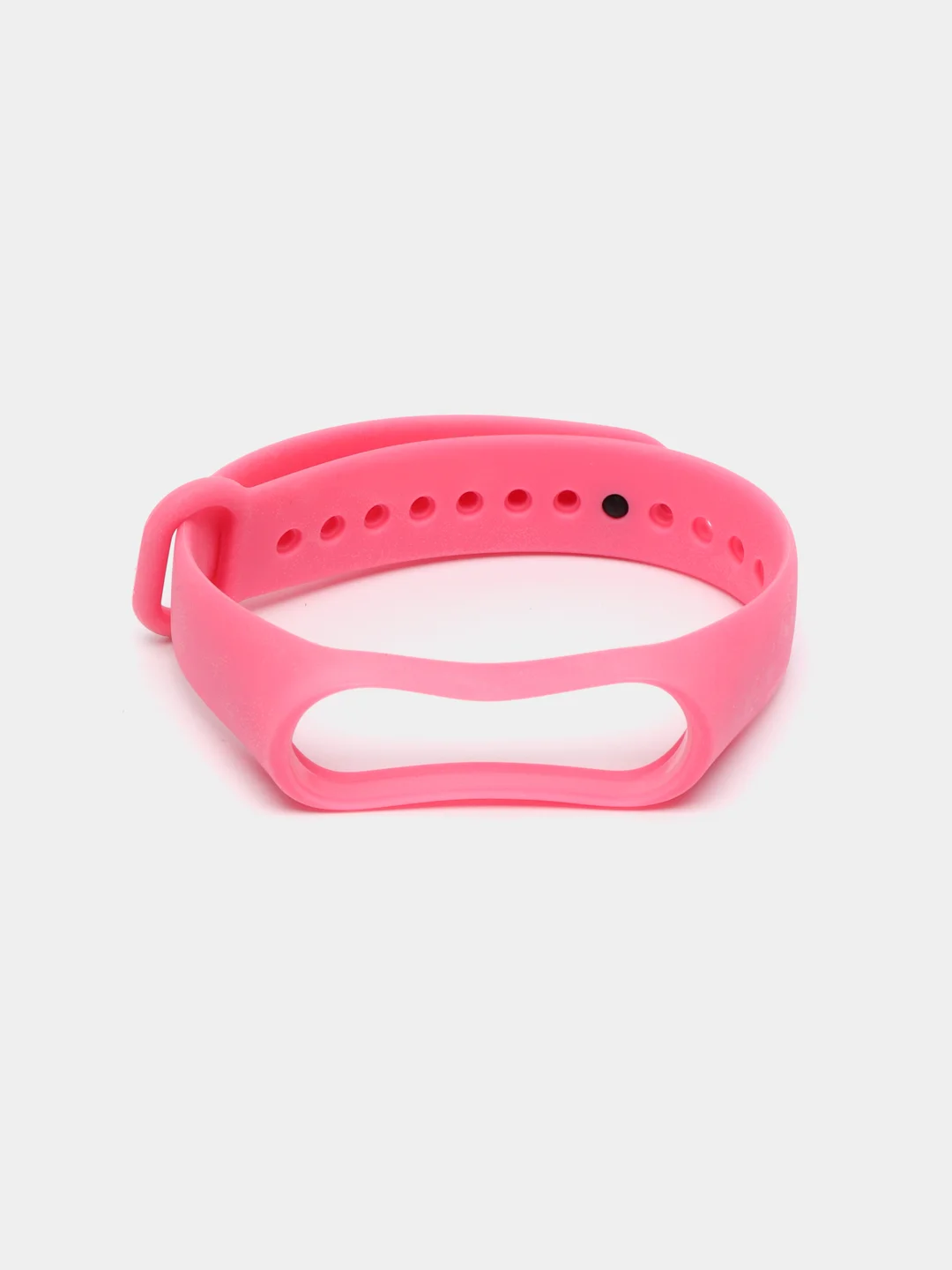 Тёмно-розовый ремешок силиконовый для фитнес браслета Xiaomi Mi Band 3, Mi Band 4 (Ми Банд 3, Ми Банд 4)