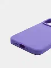 Фиолетовый чехол силиконовый на Айфон (iPhone) 11, 14, 13, 12, XR, XS, X,6s,7, 8, SE, Pro, Max, Plus