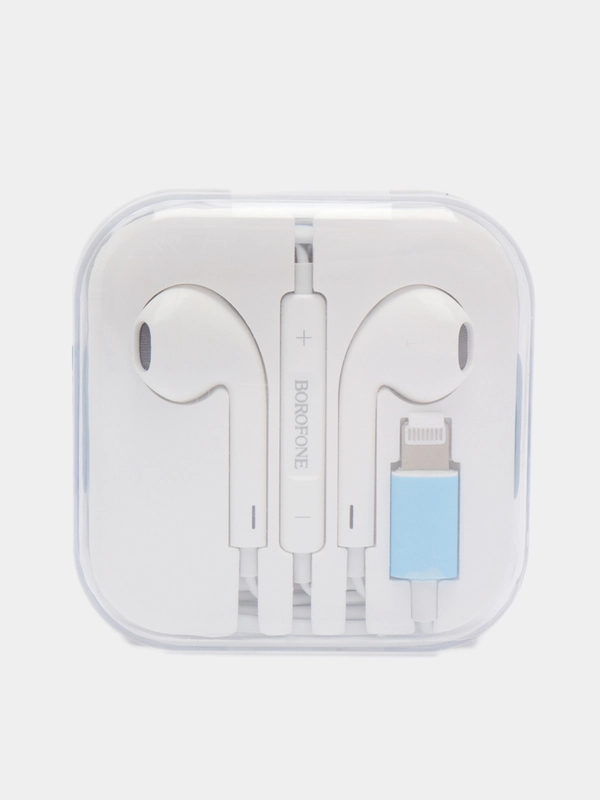 Наушники для iPhone 7, 8, X, 11, 12 Lightning для Айфона Borofone BM56
