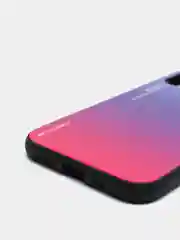 Фуксия чехол для iPhone 11 Pro, из закалённого стекла, 7 цветов