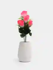 Розовый цветы искусственные "роза"