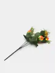 Оранжевый цветы искусственные "роза"