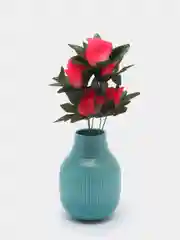 Красный искусственные цветы