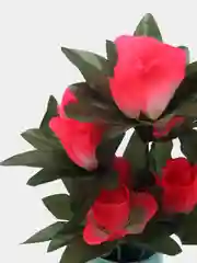 Красный искусственные цветы