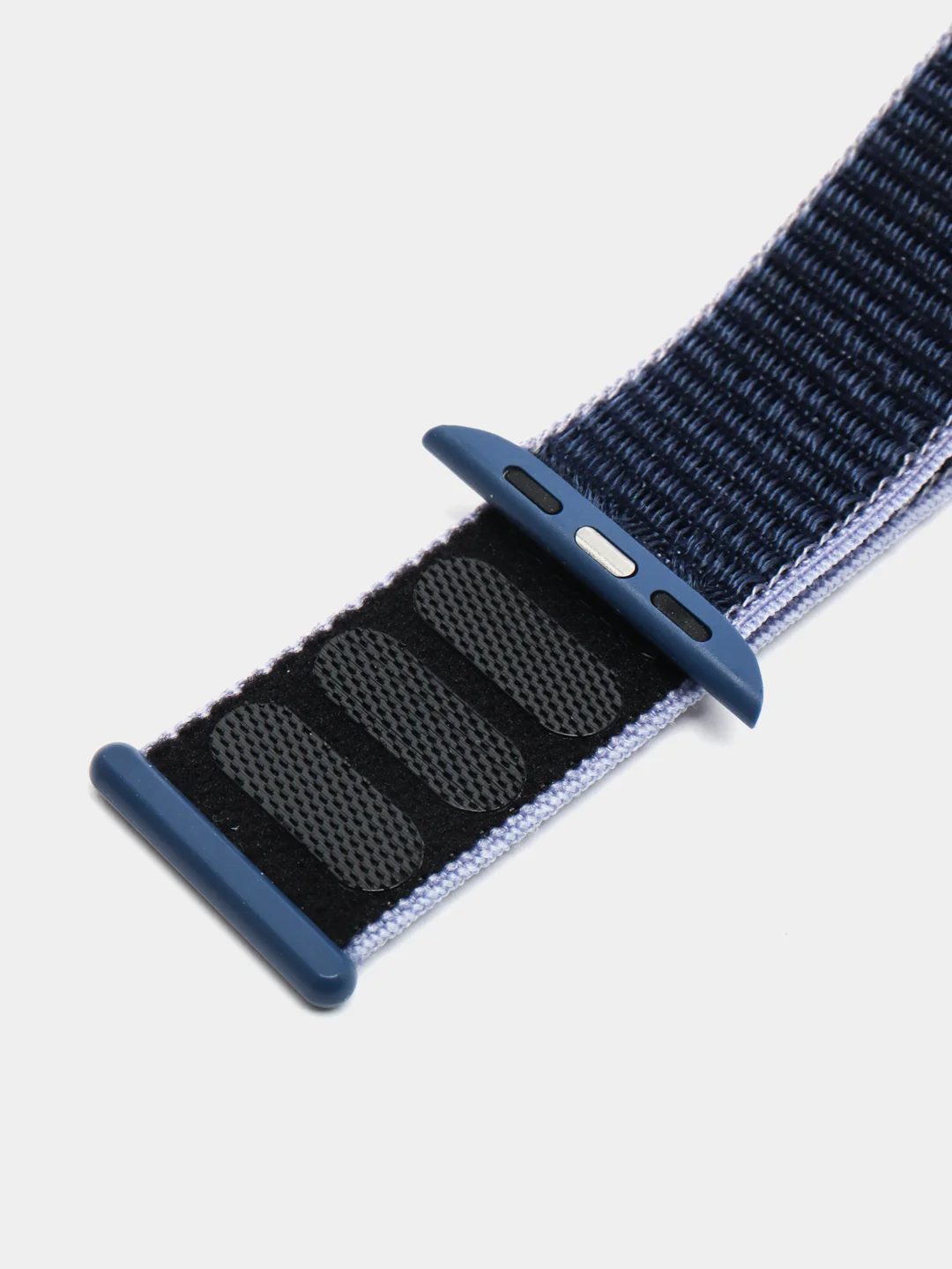 Темно-синий нейлоновый ремешок на липучке для Apple Watch