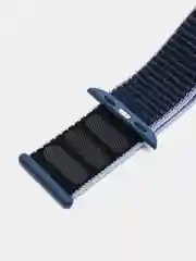 Темно-синий нейлоновый ремешок на липучке для Apple Watch
