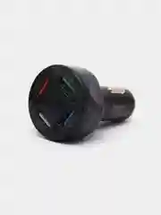 Черный автомобильное зарядное устройство, 4 порта USB