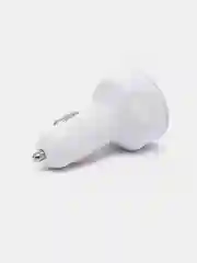 Белый автомобильное зарядное устройство, 4 порта USB