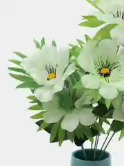 Белый искусственные цветы
