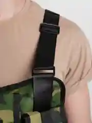 Зелёный хаки нагрудная сумка жилет "hgul bag", велосумка, походная сумка