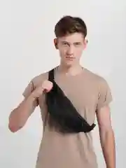 Красный сумка Поясная Kleymo Bananka Wide, черная