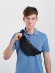 Красный сумка Поясная Kleymo Bananka Slim pattern, черная