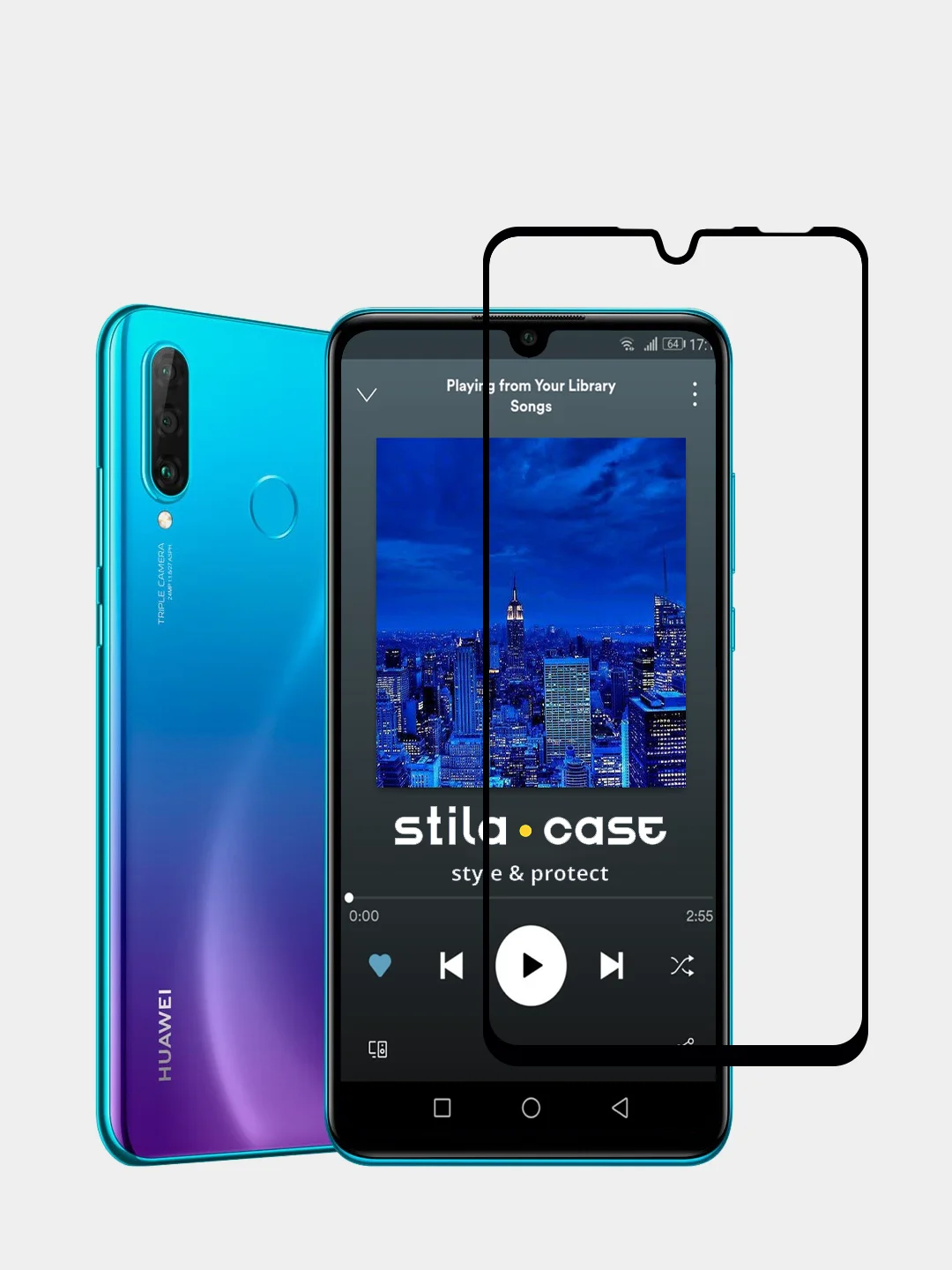 Защитное стекло 9D для Huawei Honor P30 Lite, Honor 20s, Honor 20 Lite