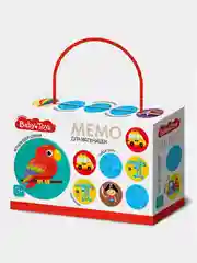 Голубой мемо. Детская настольная игра на развитие памяти