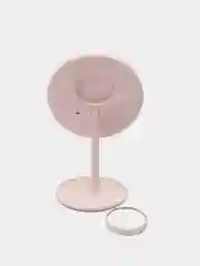 Розовый зеркало с подсветкой