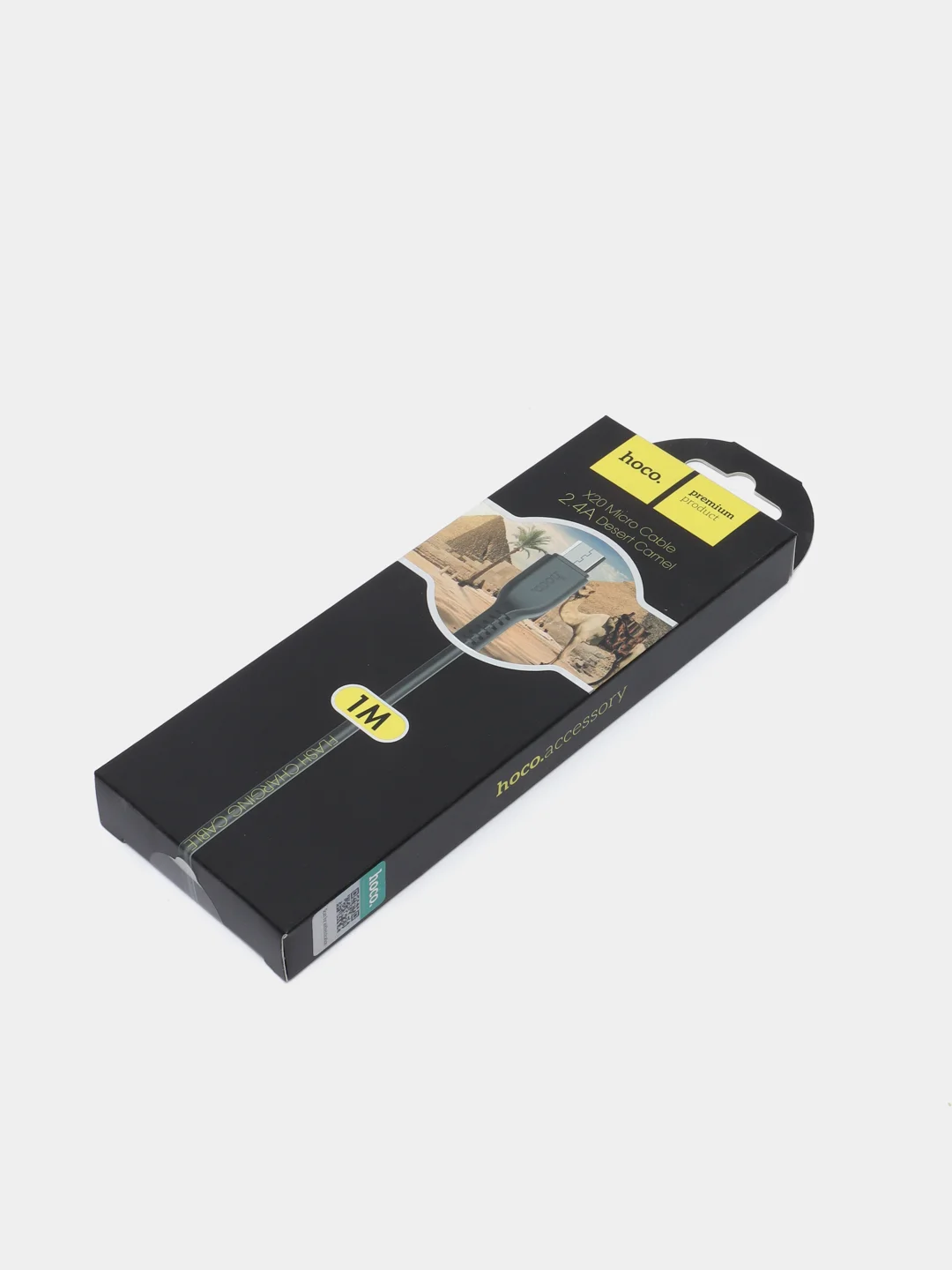 Черный зарядный кабель для Micro USB 2.0A Hoco X20, кабель для зарядки и синхронизации