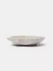 Черный подставка/поднос из гипса, подсвечник "Ракушка", 11,1*4,4 см