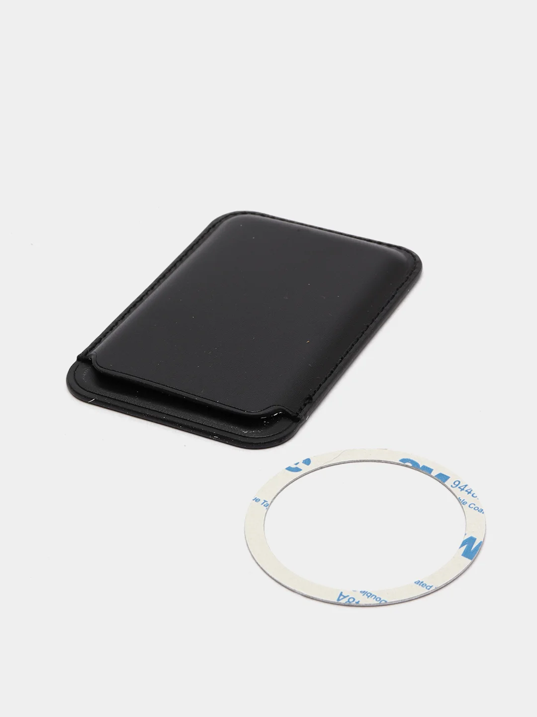 Черный чехол-бумажник из эко-кожи с поддержкой MagSafe для телефона