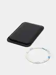 Черный чехол-бумажник из эко-кожи с поддержкой MagSafe для телефона
