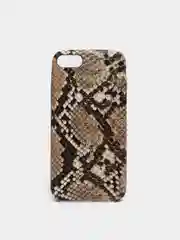 Коричневый чехол под кожу змеи для iPhone 7/8 / iPhone X