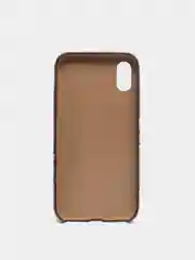 Коричневый чехол под кожу змеи для iPhone 7/8 / iPhone X