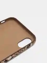 Коричневый чехол под кожу змеи для iPhone 7/8 / iPhone X