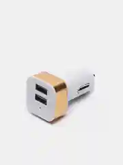 Золотой автомобильное зарядное устройство 2 USB, 2 юсб