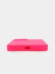 Фуксия чехол iPhone 12 / 12 Pro с закрытым низом Silicone case