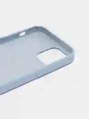 Небесно-голубой чехол iPhone 12 / 12 Pro с закрытым низом Silicone case