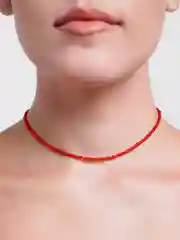 Красный чокеры из бисера на шею (разные цвета)