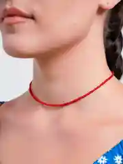 Красный чокеры из бисера на шею (разные цвета)