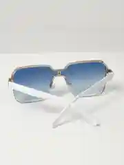 Голубой женские солнцезащитные очки, имиджевые UV400