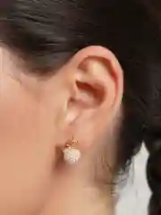Серьги женские в форме ананаса