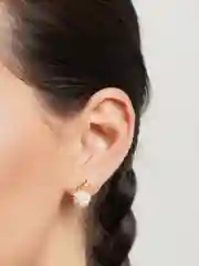 Серьги женские в форме ананаса