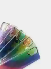 Аметистовый чехол прозрачный с рисунком Samsung Galaxy A22 4G, M22, M32, Самсунг Галакси А22, М22, М32