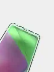 Аметистовый чехол прозрачный с рисунком Samsung Galaxy A22 4G, M22, M32, Самсунг Галакси А22, М22, М32
