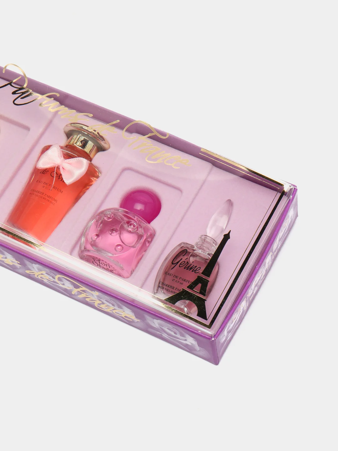 Coffret "Roses" - Les Parfums de France  Набор парфюмированной воды для женщин