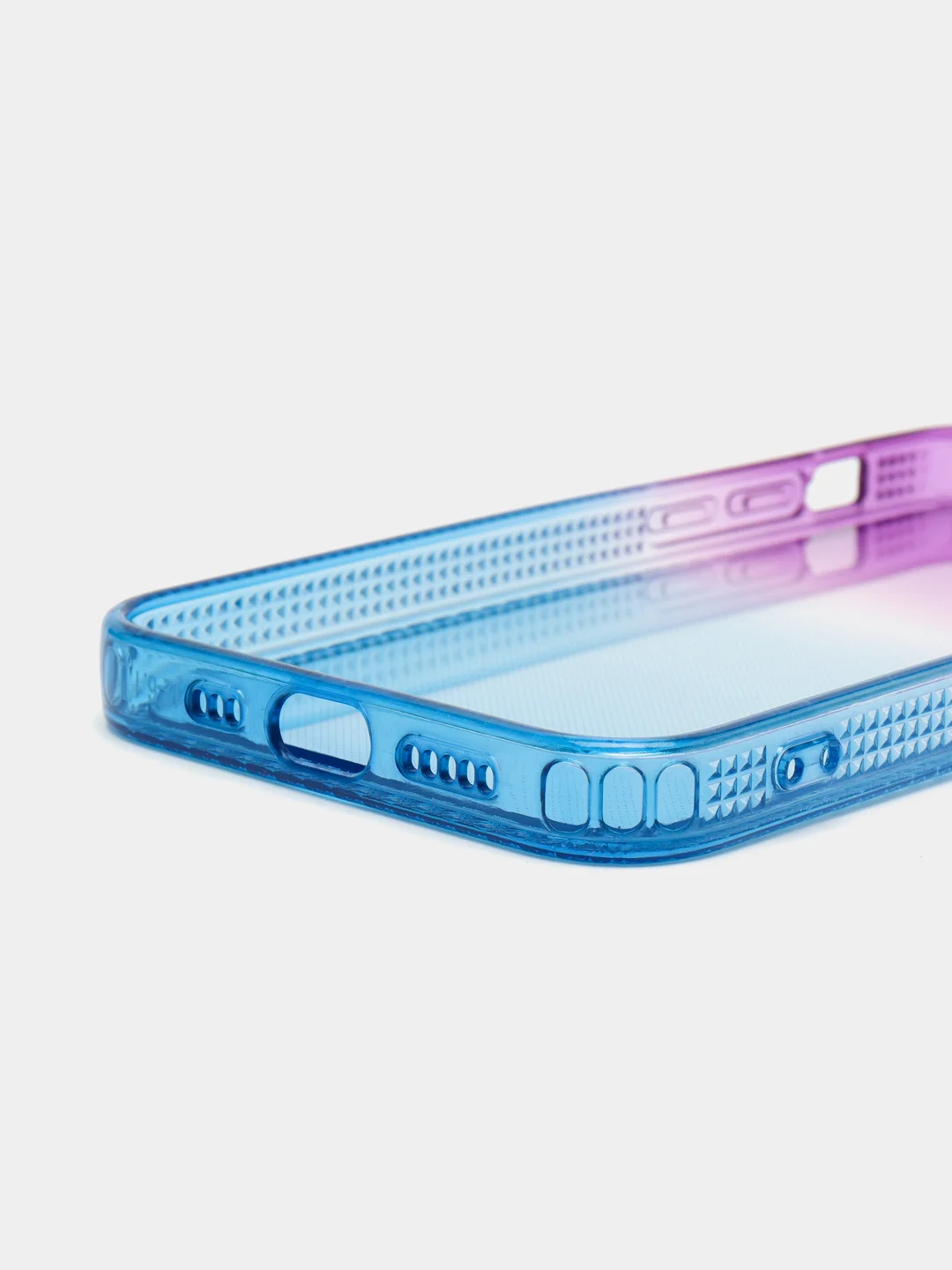 Фиолетовый чехол для iPhone X XS XR 11 12 13 Pro Max mini 7 8 Plus айфон про макс градиентный