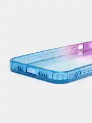 Фиолетовый чехол для iPhone X XS XR 11 12 13 Pro Max mini 7 8 Plus айфон про макс градиентный