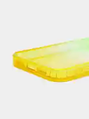 Желтый чехол для iPhone X XS XR 11 12 13 Pro Max mini 7 8 Plus айфон про макс градиентный