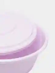 Конфетный таз "Колор" с крышкой, пластик, 6 и 10 л