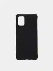 Черный мягкий и тонкий силиконовый чехол для Samsung Galaxy A31, A41, A51, A71, M31S, M40S
