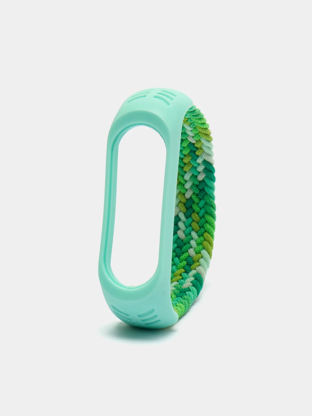 Лайм плетеный нейлоновый ремешок / монобраслет для Xiaomi Mi Band 3, 4, 5 и 6